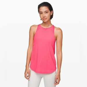Lululemon Run Off The Route Tank Heartthrob Pink SIZE 6 NWT Athleisure Workout
